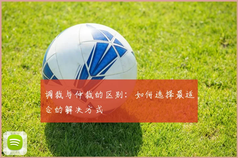 调裁与仲裁的区别：如何选择最适合的解决方式